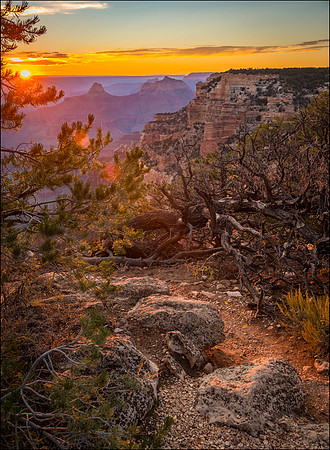 2635 Sunset from Point Royal, North Rim